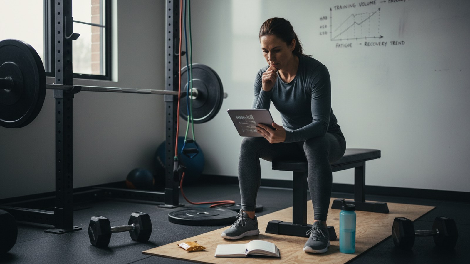 Athlete choosing to reduce training load instead of cutting calories further